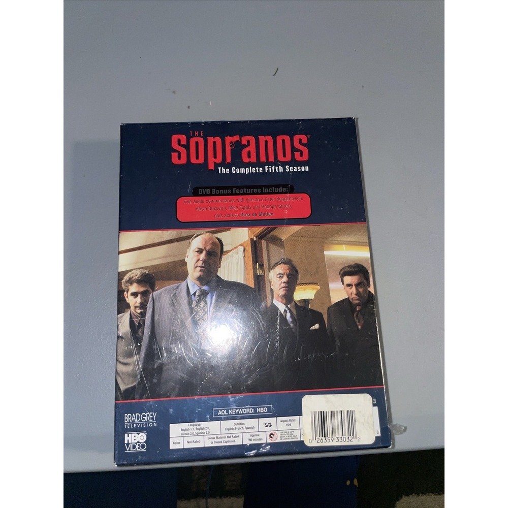HBO The Sopranos The Complete Fifth Season DVD Box Set New Sealed Crime Drama